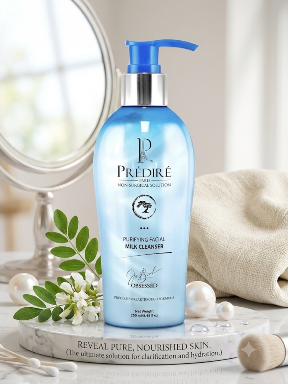 Predire Paris Purifying Facial Milk Cleanser 250ml ~ Retail $165
